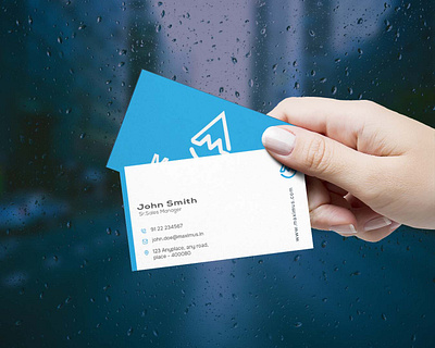 Business Card blue brand brand design branding business card graphic design visiting card