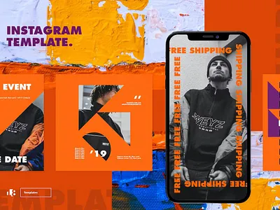 Trendy Instagram Templates branding instagram instagram banner instagram post instagram post template instagram posts instagram posts template instagram stories instagram stories template instagram story instagram story template instagram template instagram templates social media social media banner social media pack social media templates socialmedia stories ui