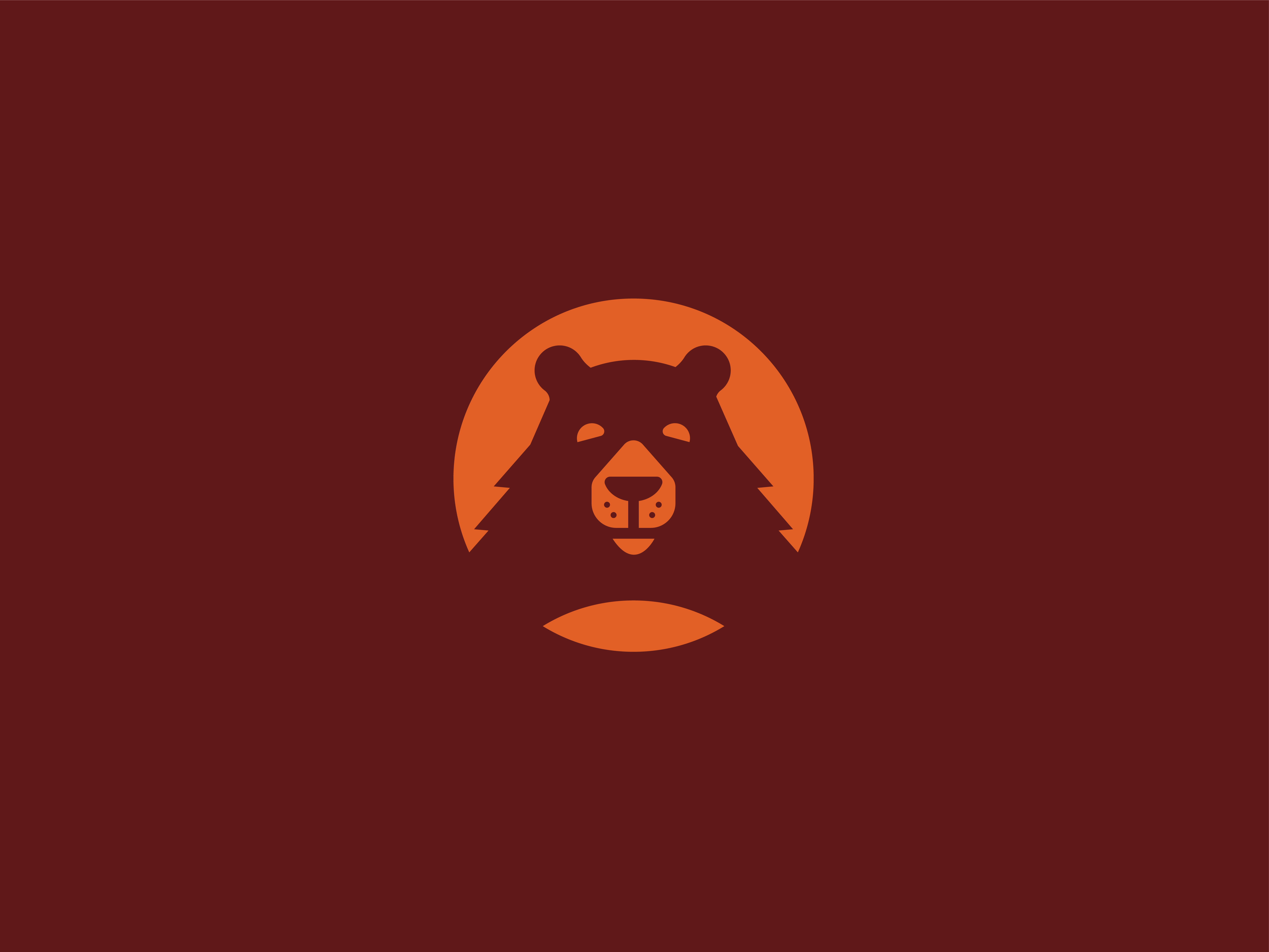 Bear Graphic for Great Strides Walk bear benefit branding cartoon design graphic design illustration logo malley design vector walk