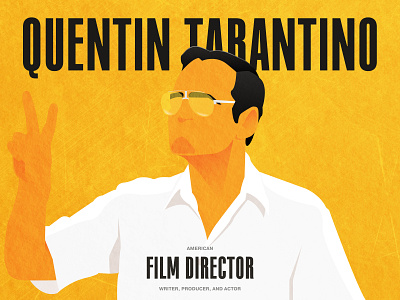 Quentin Tarantino director drawing film illustration painting rozov tarantino wnbl