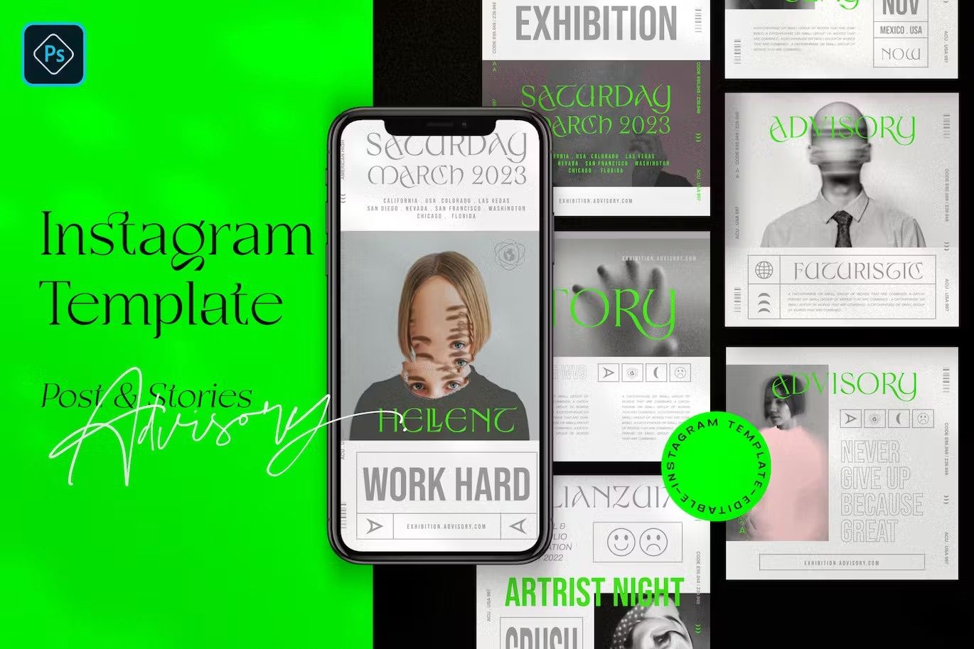 Advisory - Post & Story Instagram Template branding instagram instagram banner instagram post instagram post template instagram posts instagram posts template instagram stories instagram stories template instagram story instagram story template instagram template instagram templates social media social media banner social media pack social media templates socialmedia stories ui