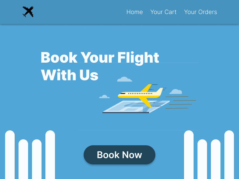 Flight Booking site page Design, Landing Page Design by Pratik
