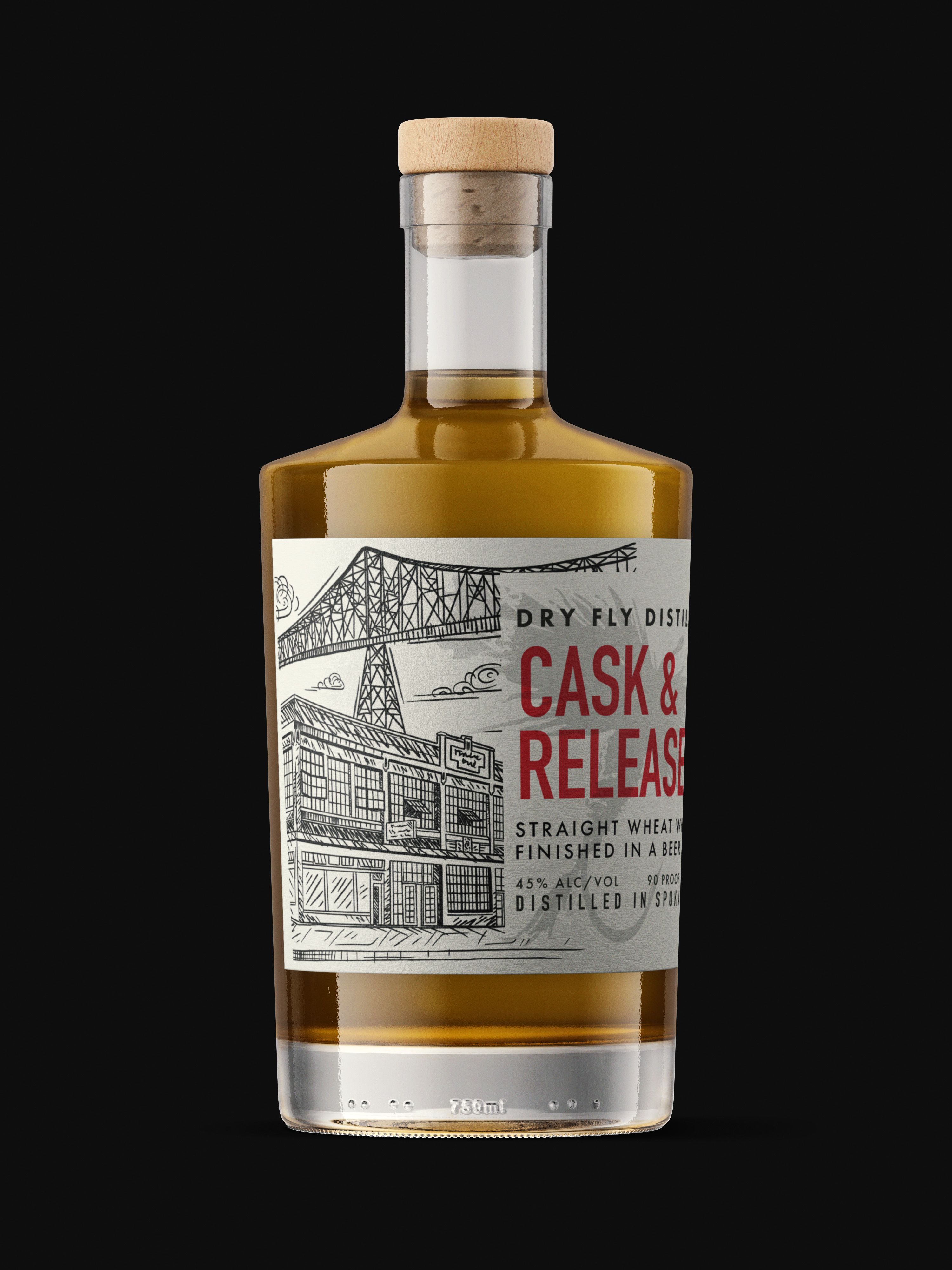 Specialty Release Packaging | Dry Fly Fort George brand identity branding design graphic design illustration logo spokane vector