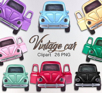 Vintage car car illustration vintage vintage car сlipart