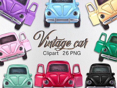 Vintage car car illustration vintage vintage car сlipart