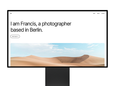 Francis — Framer Template apple clean design illustration ios logo mac macos minimal mockup typography ui user experience user interface web agency