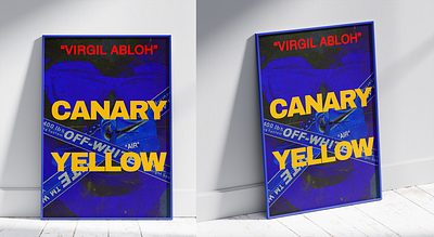 "CANARY YELLOW" POSTER DESIGN book design branding cover design design graphic design illustration logo poster