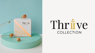 Thrive Collection branding graphic design logo design product design