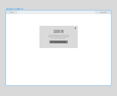 Sign in page wireframe design figma signin ui ux wireframe