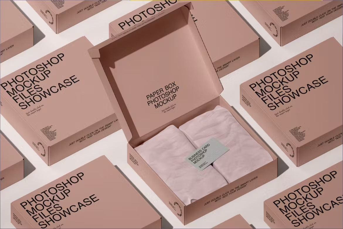 Paper Box Mockup Set box box mockup branding download download mock up freebie label label mockup mock up mockup pack package package designer package mockup packagedesign packages packaging mockup packagingpro psd
