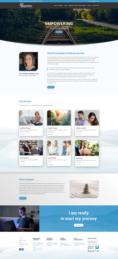 Psychological Wellness Services design website design wordpress