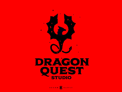 Dragon Quest Studio dragon dusan klepic fantasy game gamedev gaming logo quest studio