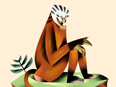 Monkeys adobe photoshop animals apes illustration monkeys