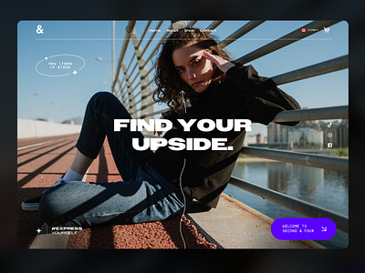 Clothing brand e-commerce website apparel brand branding clothing design ecommerce lifestyle second and four shopify store ui web design website