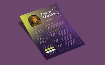 Purple Yellow Elegant Resume Pack clean clean resume cover letter creative resume curriculum vitae cv cv template free cv free cv template free resume free resume template minimal resume modern cv modern resume professional resume resume resume clean resume cv resume design resume template