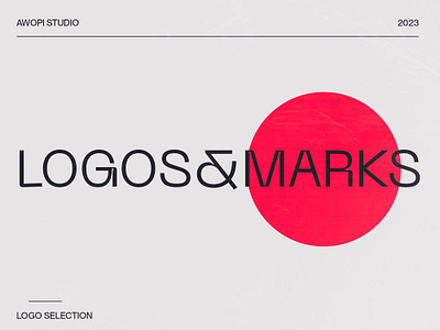LOGOS& MARKS 2023 art direction artdirection brand identity branding creative design graphic identity illustration logo logofolio minimal modern visual