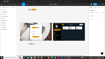 Online faculty Evaluation system of University website design figma graphic design ui web design