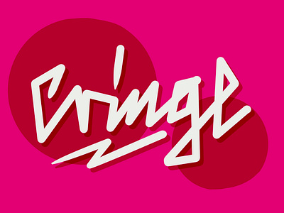 Cringe alphabet branding cringe design font graphic design illustration lettering logo procreate sketch typography