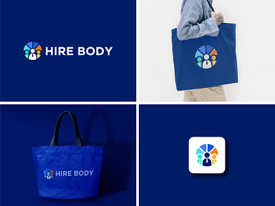 Hire Body Logo brand design hire body logo icon identity logo logo design logodesign mark symbol