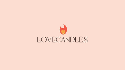 Lovecandles - Logo animation 2d 2d animation advertising for stories after effect animation candles custom animation design flat illustration logo logo animation motion graphics