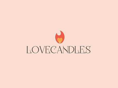 Lovecandles - Logo animation 2d 2d animation advertising for stories after effect animation candles custom animation design flat illustration logo logo animation motion graphics