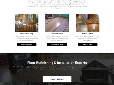 Michael's Floor Sanding & Refinishing branding ui