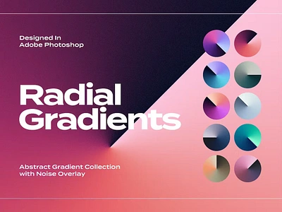 10 Radial Gradients Backgrounds abstract background black blue color creative dark gradient graphic graphic design green light orange pattern pink print purple texture white yellow