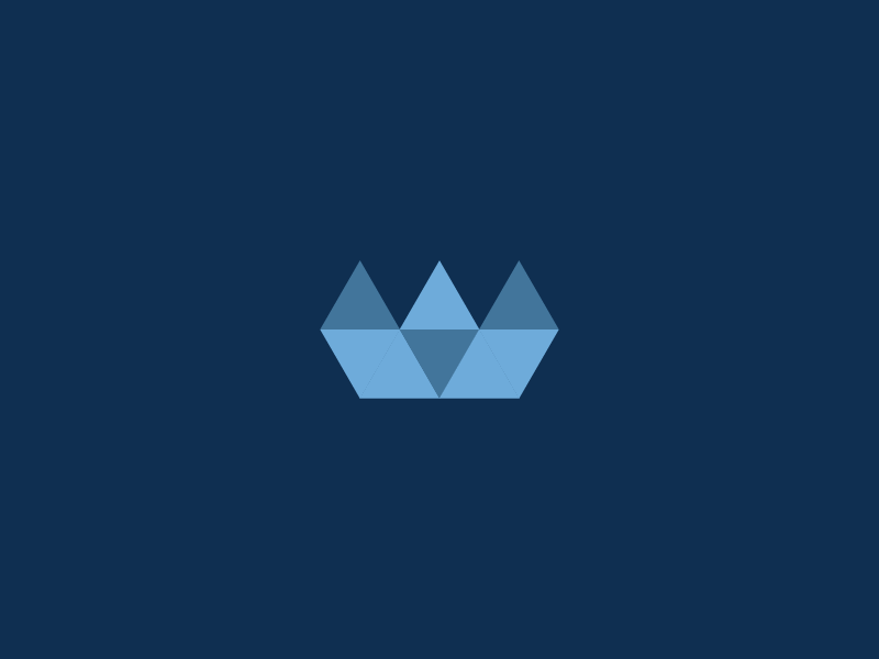 Geometric Crown Logo