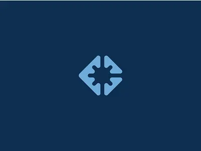 Abstract C Logo blue c logo monogram