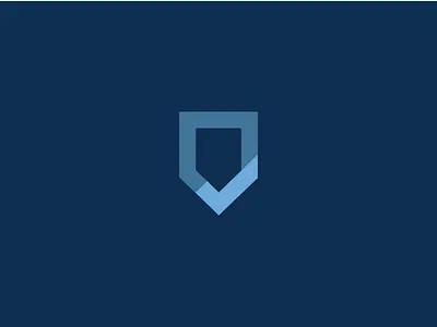 Shield + Check Logo blue check logo shield