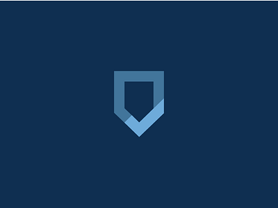 Shield + Check Logo blue check logo shield