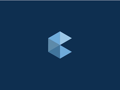 Abstract Geometric C Logo c cube geometric logo