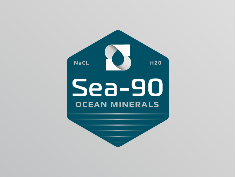 Sea Mineral Badge Logo