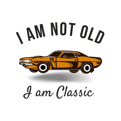 not old! graphic design logo typography