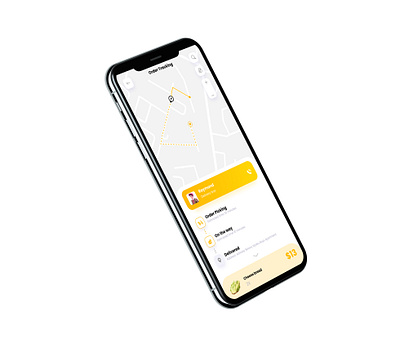 Location Tracker App graphic design ui