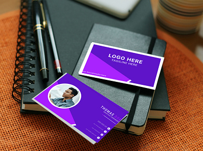 Modern business card design branding corporate design graphic design illustration logo vector