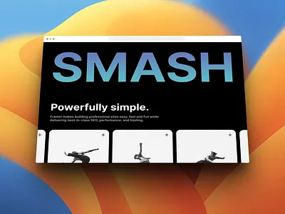Smash Framer Template clean framer nocode ui webflow