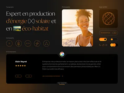 Helio Production Elements brand brand design brand identity brand mark brandbook branding cards graphic design identity design logo logo design orange solar energy solar power sun sustainability visual identity yellow