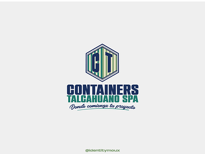 Containers Talcahuano Logo brand branding container containerlogo ct design graphic design illustration logo logofolio vector