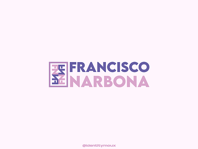 DJ Francisco Narbona Logo brand branding design fn graphic design illustration logo logofolio monogram vector
