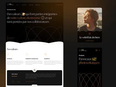Helio Production brand design branding desktop eco friendly elegant identity identity design logo design mobile modern responsive design solar solar energy solar power sun sustainability web design webdesign