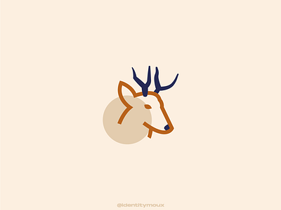 Huemul Logo animal brand branding design graphic design hue huemul illustration logo logofolio moose vector