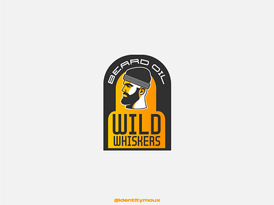 Wild Whiskers Logo barba beard brand branding design graphic design illustration logo logofolio oilbeard perfil person vector