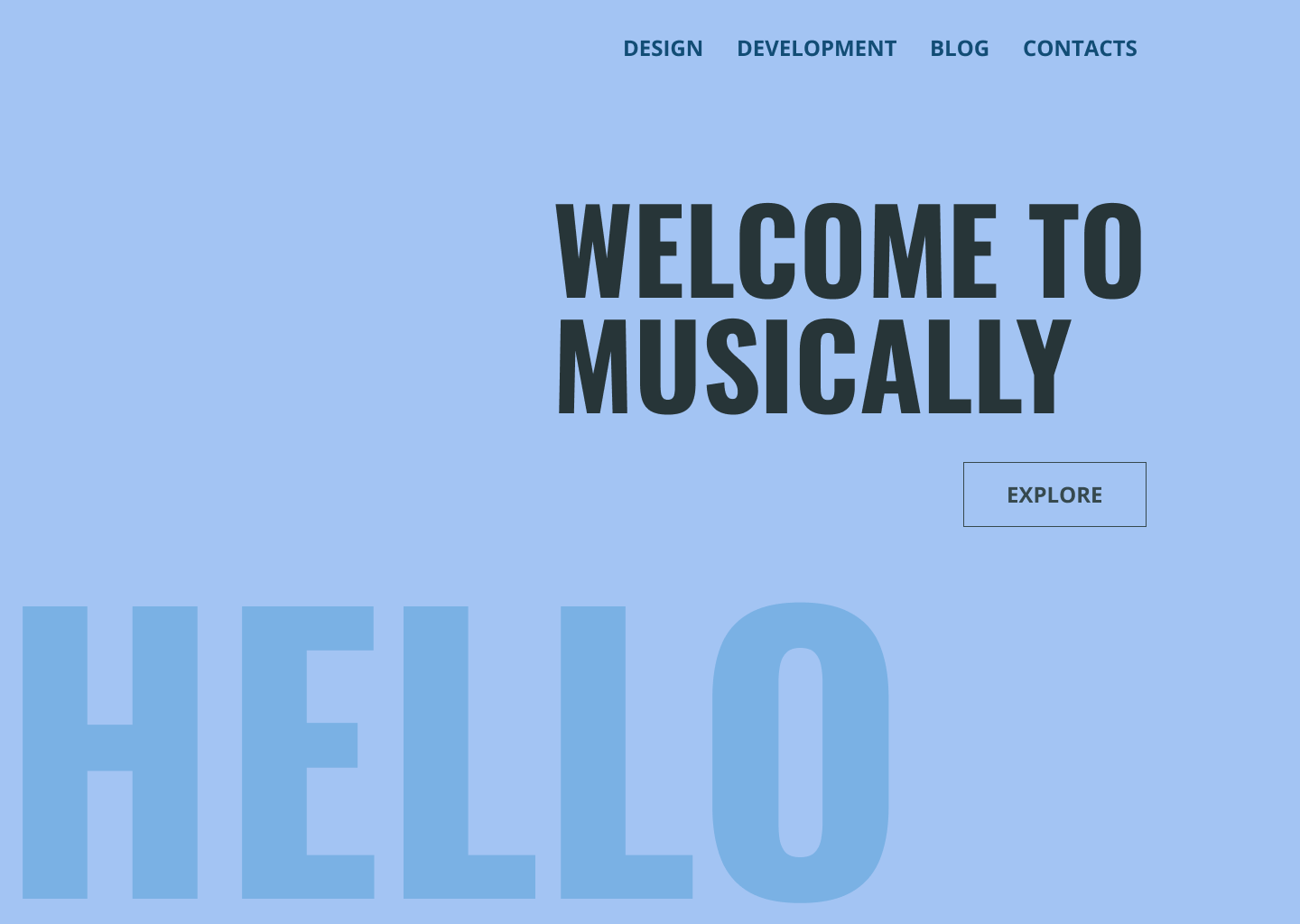 daily UI day 26 a minimal typography website design by ghafar tehrani ...