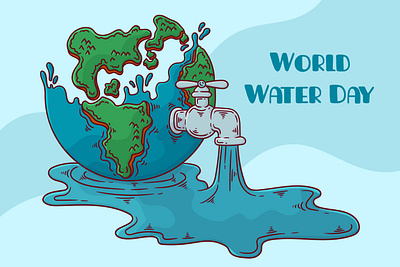 World water Day 3d animation branding design graphic design illustration logo motion graphics ui ux vector