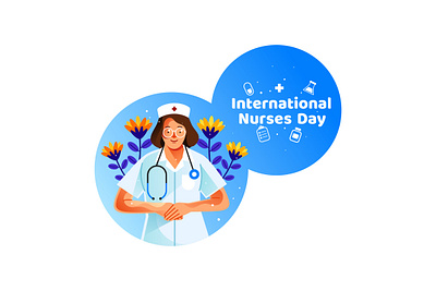 International Nurses Day Illustration pharmacist