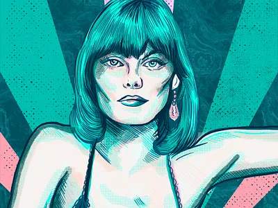 Elvira Hancock Scarface design digital art digital illustration digital painting illustration portrait scarface