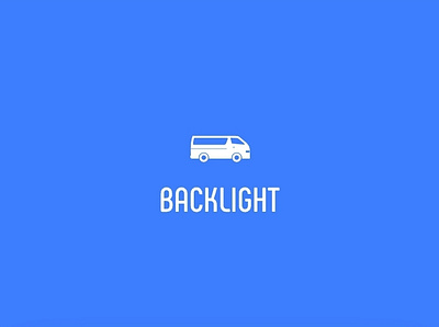 Backlight logo design