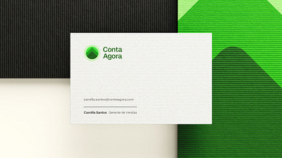 Conta Agora branding graphic design logo