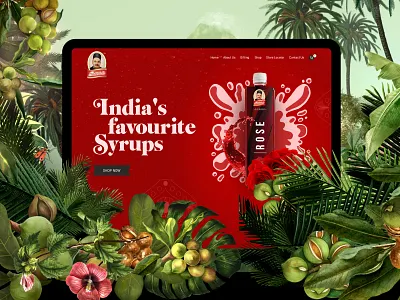 Soft Drink & Syrup's - eCommerce Website UI/UX Design